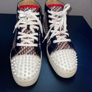 Christian loubutin high top sneakers